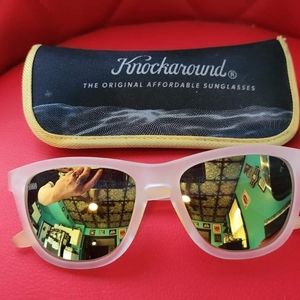 Knockaround Polarized sunglasses with case. Pittsburgh version
